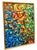 2020s Large Colorful Abstract Painting on Canvas – Textured Palette Knife Contemporary Art – Framed 36 X 48 For Sale - Image 5 of 9