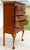 1950s Chippendale Revival Mahogany Highboy Chest on Stand With Satinwood Inlay & Ball-and-Claw Feet For Sale - Image 4 of 17