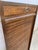 Wood Oak Roll-Top Filing Cabinet, 1970s For Sale - Image 7 of 17