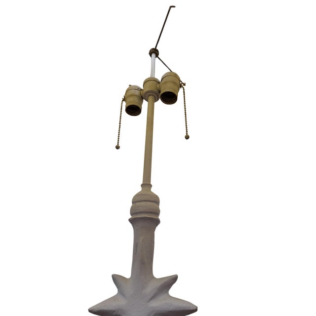 Mid 20th Century White Gesso Floor Lamps After Philippe Anthonioz - A Pair For Sale In Charleston - Image 6 of 10