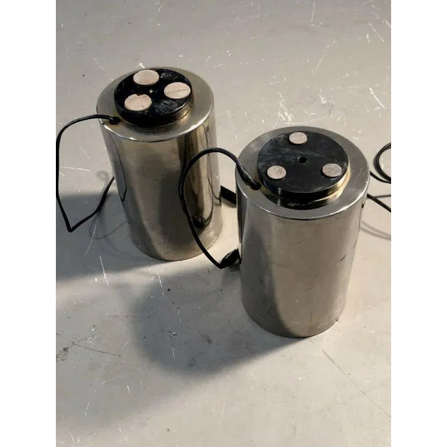 Cylindrical Corfou Table Lamps from Saint-Germain Lumière, France, 1980s, Set of 2 For Sale - Image 6 of 10