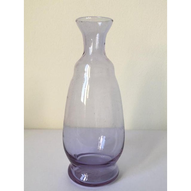 Postmodern Purple Murano Glass Bottle, Italy, 1960s For Sale - Image 11 of 18