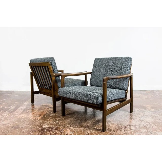 Set of B-7522 Armchairs by Zenon Bączyk, 1960s For Sale - Image 11 of 11