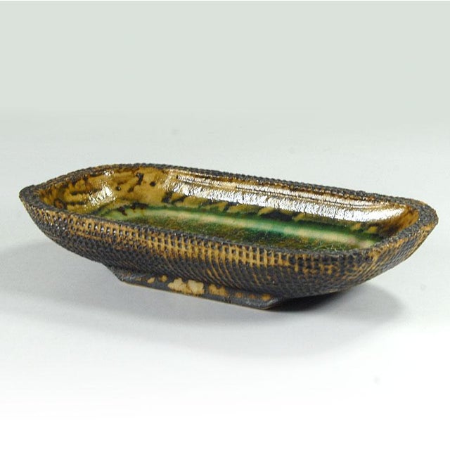 Brutalist Ceramic Dish from Agu Reuver Holland, 1960s For Sale - Image 4 of 11