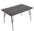 Black Adjustable Dining Table by Rudolf Wolf for Elsrijk, Holland, 1950s For Sale - Image 8 of 11