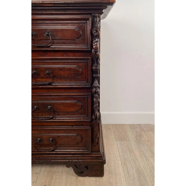 Baroque Chest of Drawers / Commode, Italy or Spain Circa 1700 For Sale In San Francisco - Image 6 of 11