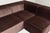 Trio Sectional Sofa in Chocolate Brown Velvet with New Upholstery from Cor, 1972, Set of 10 For Sale - Image 12 of 18