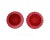 Vintage Ruby Red Crystal Glass Bowls and Plates - 4 Pieces For Sale - Image 4 of 7