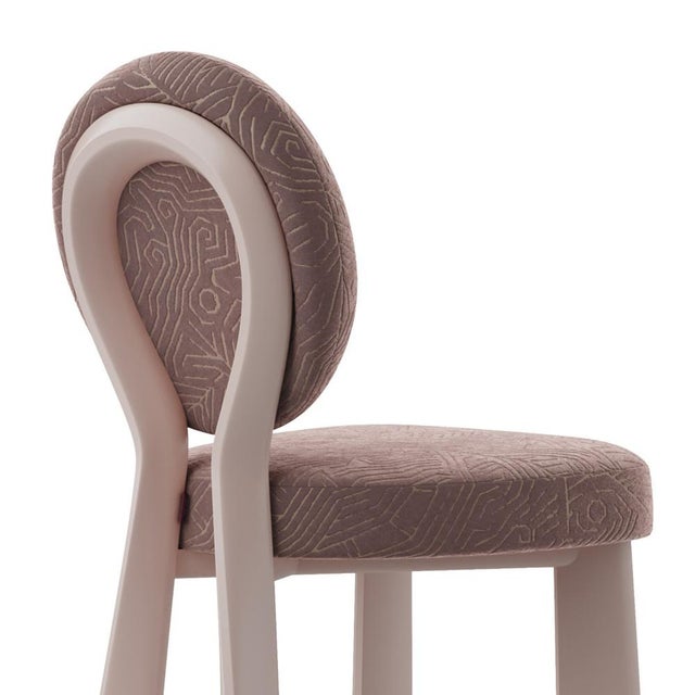 Mary II Bar Chairs in Wood by Ottiu, Set of 2 For Sale - Image 6 of 8