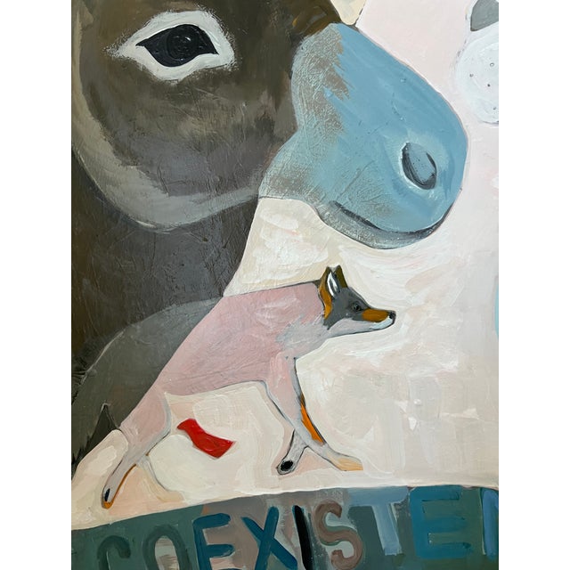 "Coexistence" Original Painting by LWren Walraven For Sale - Image 9 of 9