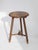 1920s Antique French Round Wooden Bobbin Side Table or Stool, 1920s For Sale - Image 5 of 10