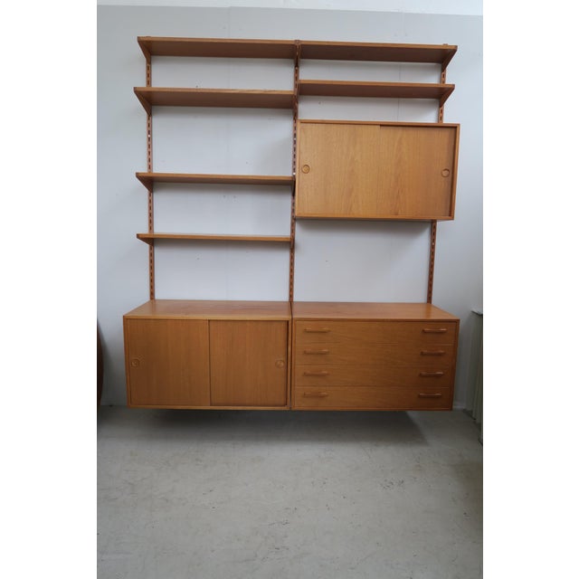 Wall Unit in Teak from FM Møbler, 1960s, Set of 12 For Sale - Image 13 of 18