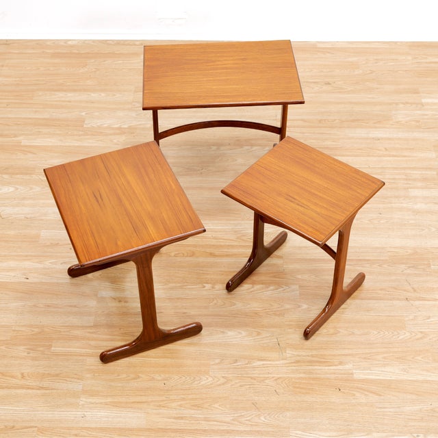 1960s Mid Century Teak Nesting Tables by G Plan - Set of 3 For Sale - Image 9 of 9