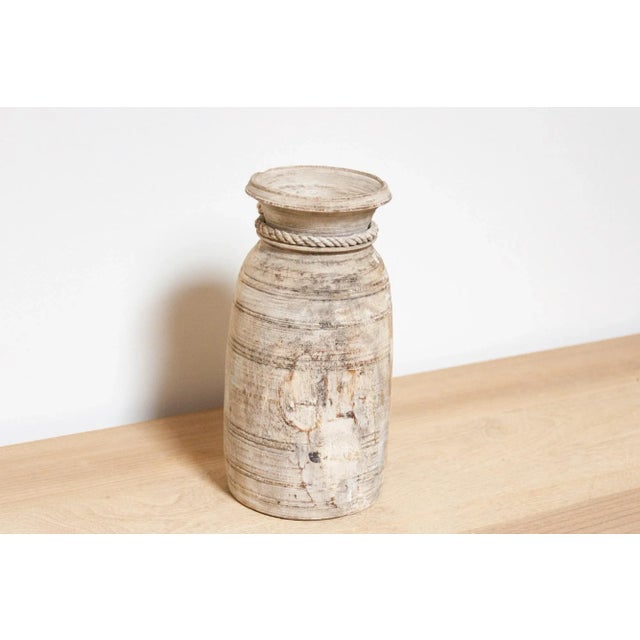 Handmade Wooden Vase-Anura For Sale - Image 4 of 7