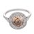 Art Deco 1920s French Art Deco Gia 1.53 Carat Diamond 18k White Gold Engagement Ring, Size 6.25 For Sale - Image 3 of 6