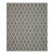 56x8 Gray Hand-Knotted Wool Trellis Linkage Geometric Modern Carpet Rug For Sale