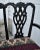 Vintage Chippendale Style Bench Settee Carved Fretwork Black Two Seater Chair For Sale - Image 4 of 13