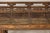 Brown Antique Chinese Rustic Wood Bench with Carved Openwork Back For Sale - Image 8 of 14