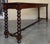 Brown Large Spanish Carved Walnut Console Table, 1890s For Sale - Image 8 of 13