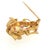 Contemporary Mid 20th Century Pink Tourmaline 18k Yellow Gold Frog Brooch For Sale - Image 3 of 5