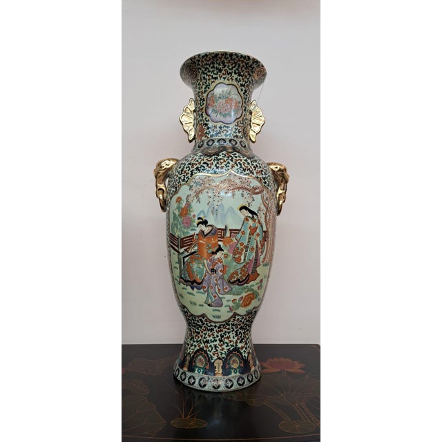 Vintage Satsuma Vase, 1980 For Sale - Image 13 of 13