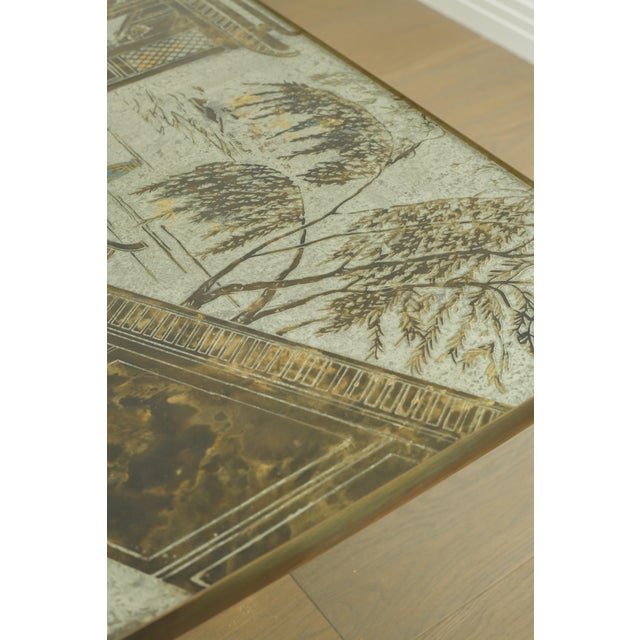 Philip and Kelvin LaVerne Mid-Century Modern Coffee Table by LaVerne, Brass & Pewter, 1965 For Sale - Image 4 of 12