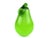 Mid-Century Modern Mid Century Modern Handblown Green Pear Figurine Art Glass For Sale - Image 3 of 4