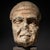 Marble & Granite Head of an Elderly Man, 1800s For Sale - Image 6 of 7