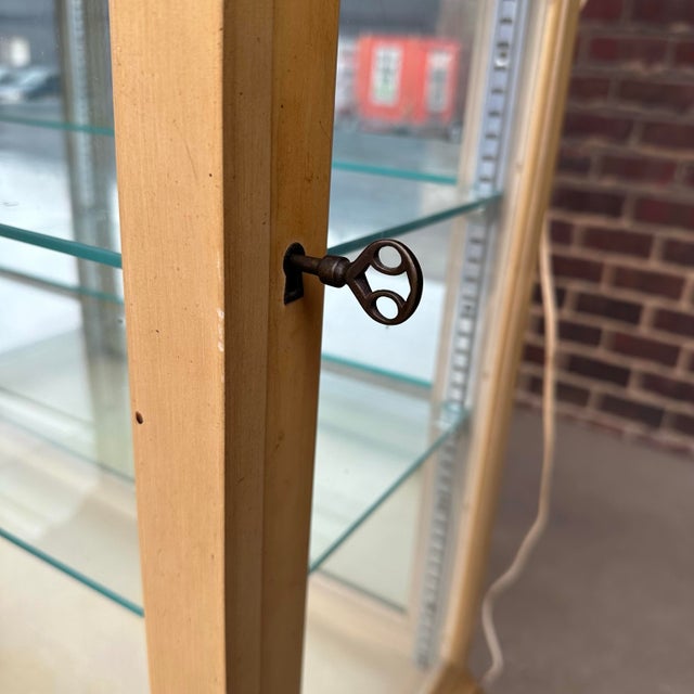 French Style Curio Glass Cabinet Hutch by Treasure House For Sale In Cleveland - Image 6 of 12