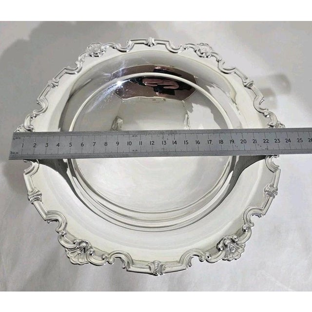 Mid-Century Sterling Silver Cake Compotier Tazza, Sheffield, 1965 For Sale - Image 17 of 18