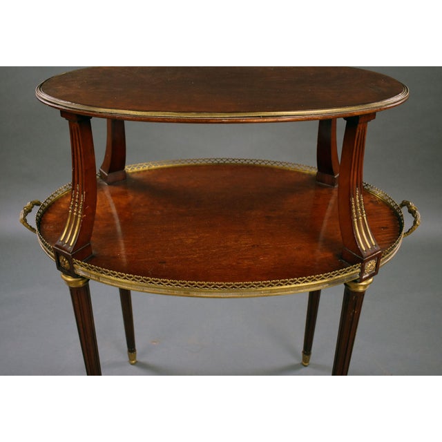 19th Century French Mahogany Etagere, 1880s For Sale - Image 13 of 15