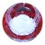 Ruby Red Intaglio Religious Art Glass Paperweight With Christ Portrait For Sale