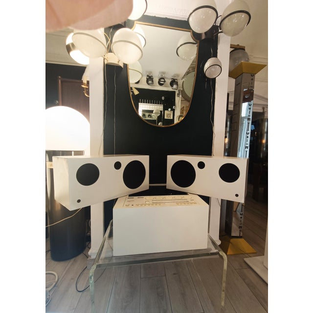 Paper Totem RR130 Radio by Mario Bellini for Brionvega, 1970s For Sale - Image 7 of 12