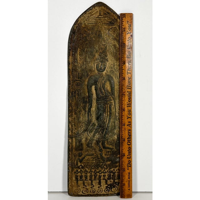 Antique Thai Buddhist Votive Plaque For Sale - Image 13 of 15