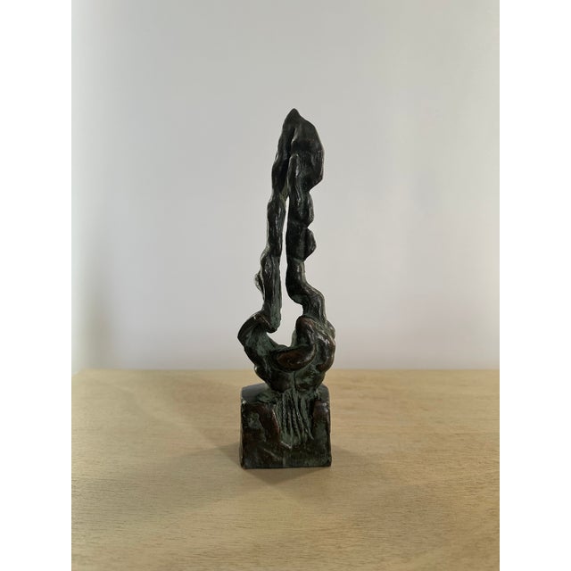 Mid-Century Bronze Abstract Sculpture, 1960s For Sale - Image 6 of 7