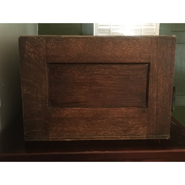 1940s Vintage Industrial 6 Drawer Library Card Catalog File