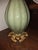 Celadon Antique Celadon Lamp With Gilt Bronze Mounts For Sale - Image 8 of 9