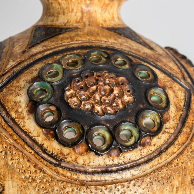 1970s Danish Yellow Ceramic Pendant Light, 1970 For Sale - Image 5 of 18