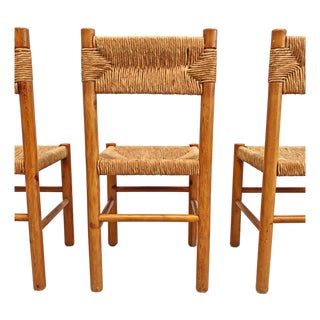 Chairs in Fir Wood and Rope by Raffaello Biagetti from Atelier Biagetti, 1970s , Set of 4 For Sale