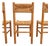 Chairs in Fir Wood and Rope by Raffaello Biagetti from Atelier Biagetti, 1970s , Set of 4 For Sale