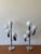 Mid-Century Modern Vintage Pair of Robert Sonneman Style Waterfall Lamps For Sale - Image 3 of 9