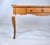 French Country Vintage French Country Pine Writing Desk With Glass Top, 1990s, Usa For Sale - Image 3 of 14