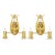Metal Vintage Lyre Design Paris Wall Lamps - Toler Wall Lamps by Brunschwig & Fils - a Pair For Sale - Image 7 of 7