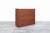 Wood Mid-Century Modern Walnut Drop-Front Dry Bar Cabinet With Shelving For Sale - Image 7 of 13