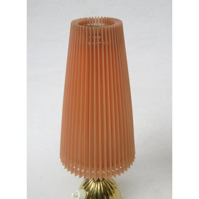 Metal Art Deco Brass Table Lamps, 1940s, Set of 2 For Sale - Image 7 of 18