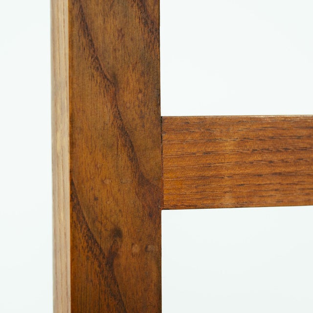 Vintage Art Deco Style Vis-a-Vis Pear Conversation Bench in the style of Rennie Mackintosh, 1984 For Sale - Image 10 of 18