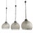 Mid-Century Modern Italian LS10 Pendant Lights attributed to Luigi Caccia Dominioni for Azucena,, 1960s, Set of 3 For Sale