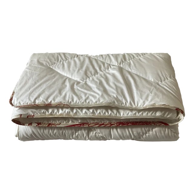 Duvet in Alpaca and Cashmere with Silk Edging by Chiara Mennini for Midsummer-Milano For Sale