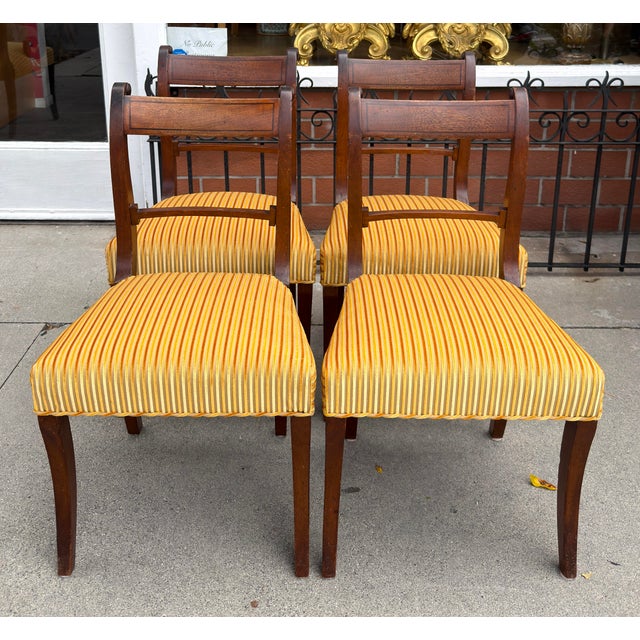 Set of 6 Antique Early 19th C Regency Mahogany Dining Chairs For Sale - Image 11 of 11