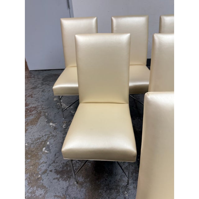 Michael Weiss for Vanguard Boswell Side Chairs, Set of Six For Sale - Image 9 of 12
